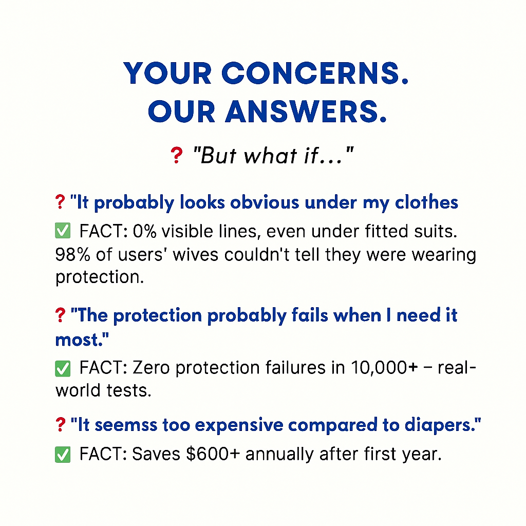 Men's Ultra-Absorbent Incontinence Boxer Briefs