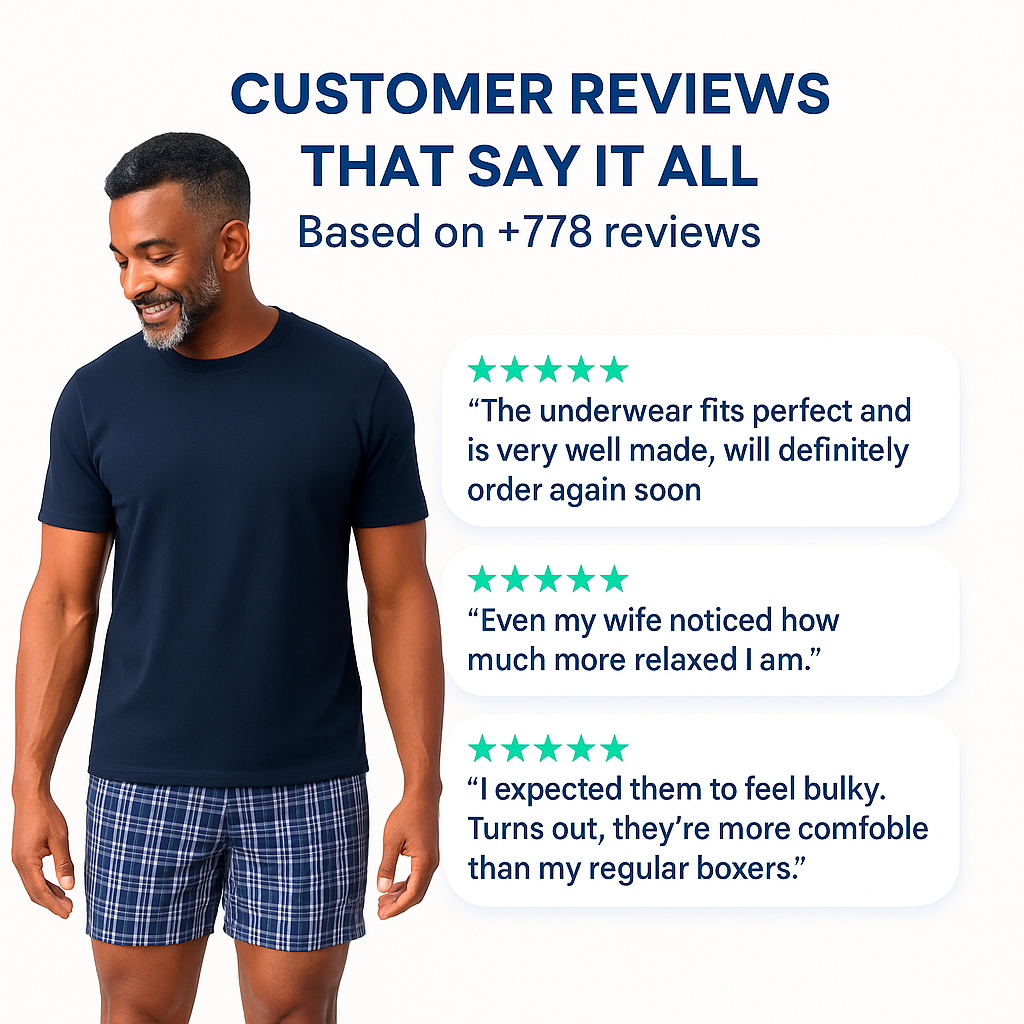 Men's Ultra-Absorbent Incontinence Boxers