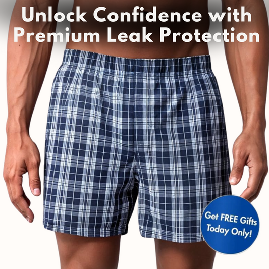 Men's Ultra-Absorbent Incontinence Boxers