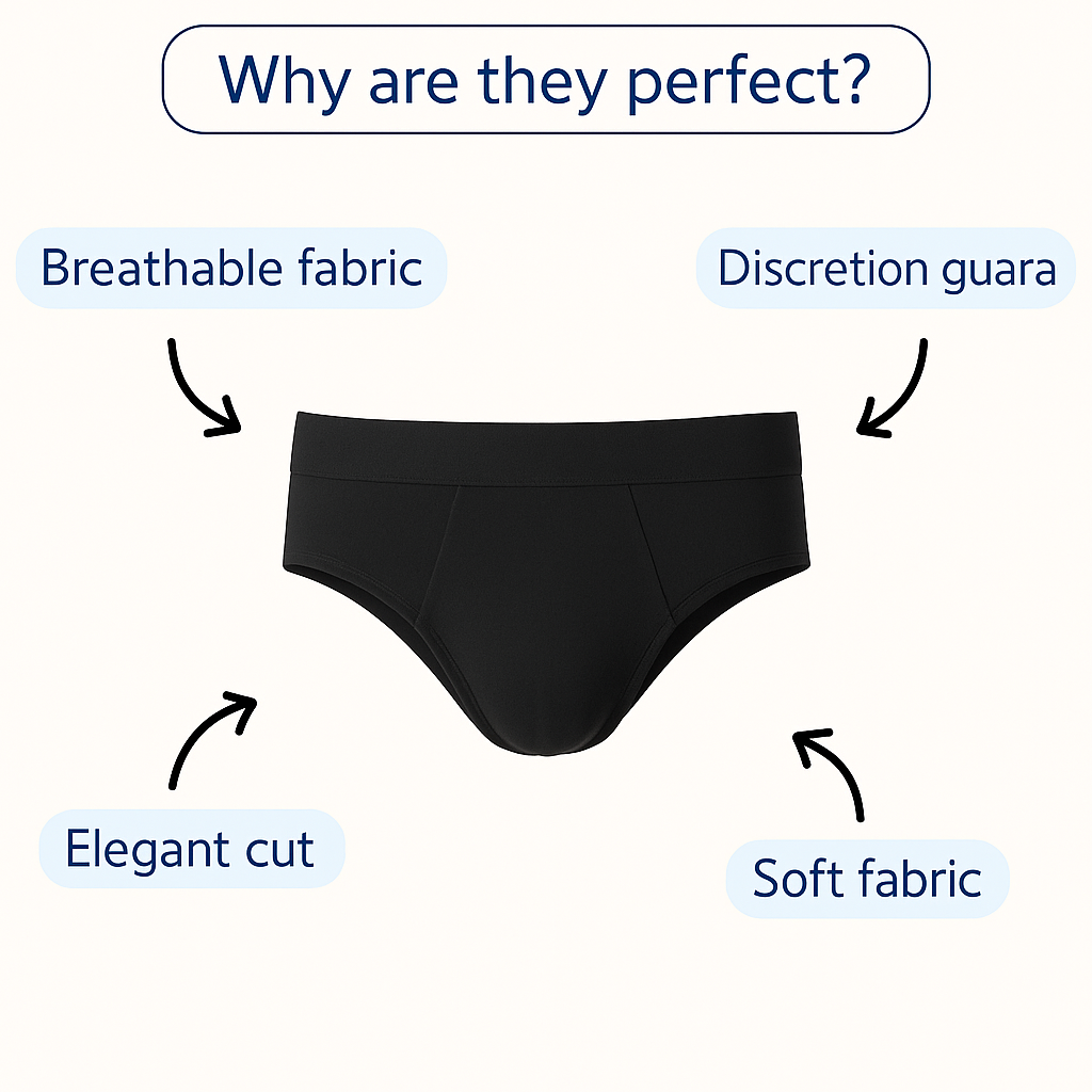 Men's Ultra-Absorbent Incontinence Briefs